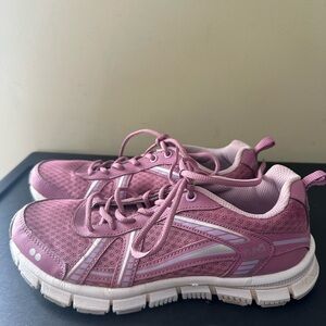 Ryka Women's 7.5M Hailee Purple Silver Memory Foam Clean Walking Running Shoes